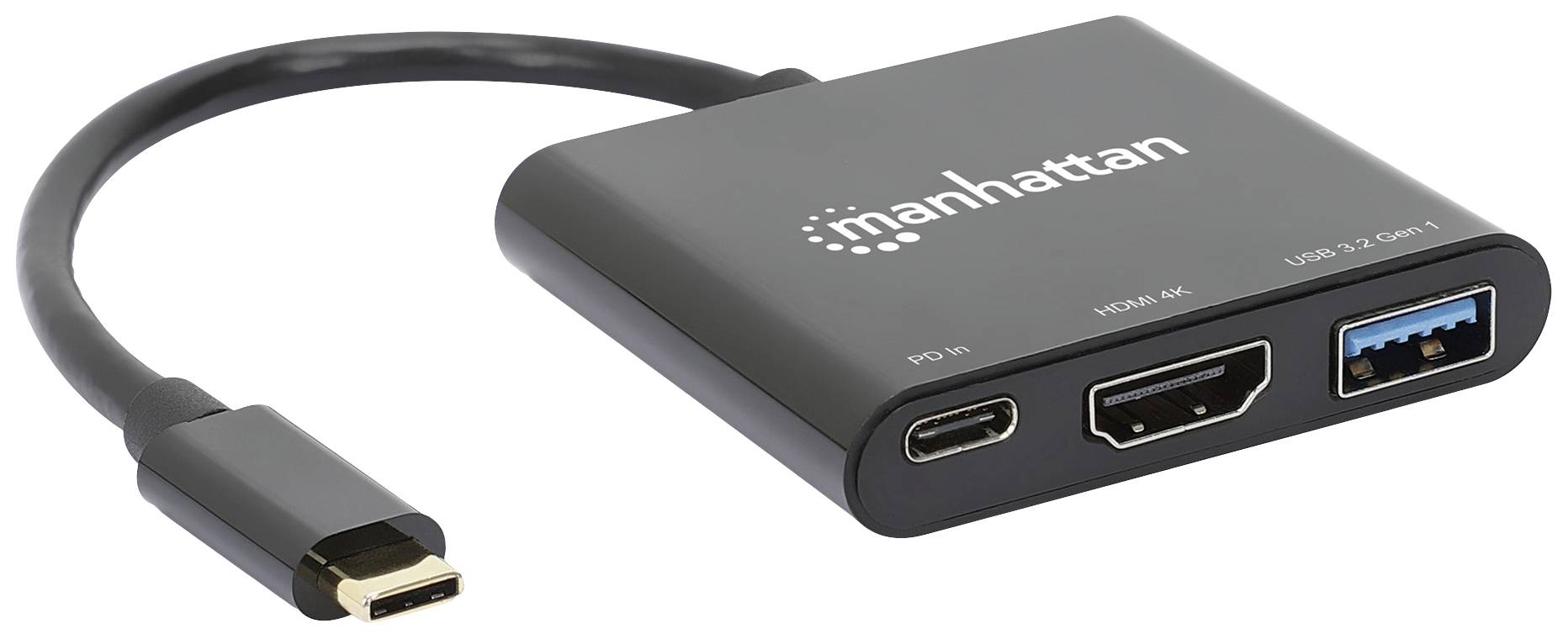 Manhattan 130622 USB-C® / HDMI Display-Adapter USB-C® Power Delivery