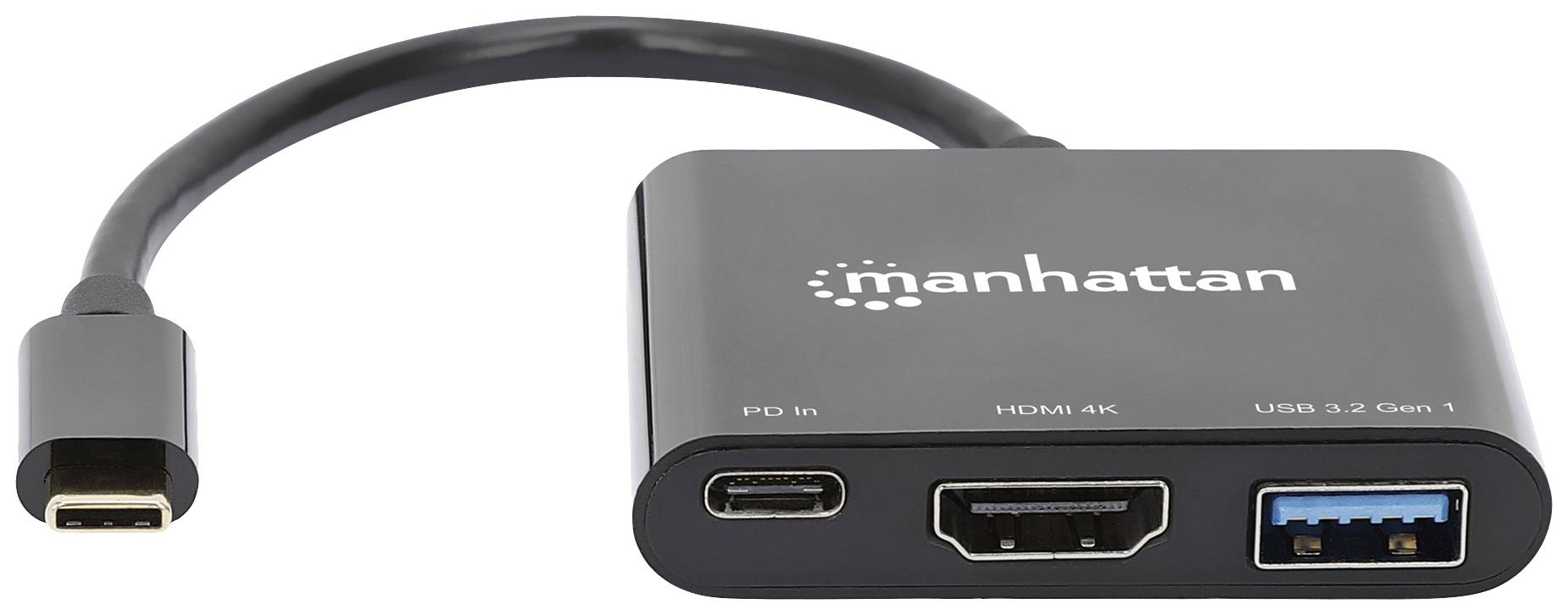Manhattan 130622 USB-C® / HDMI Display-Adapter USB-C® Power Delivery