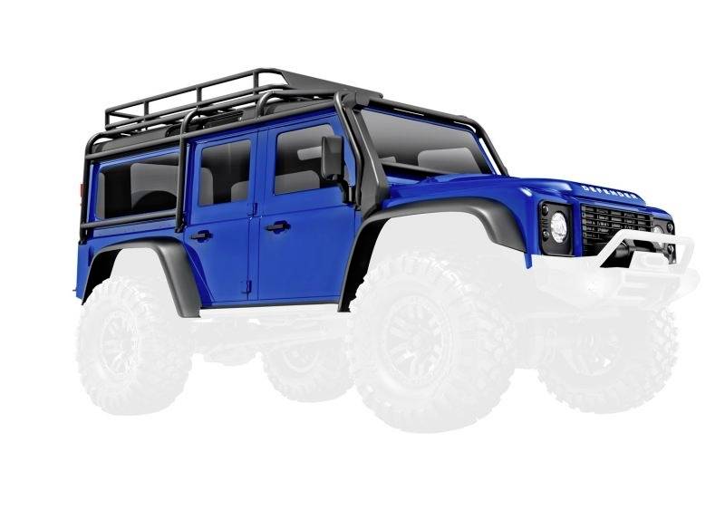 Traxxas TRX-9712-BLUE Crawler-Karosserie TRX-4M Defender, blau