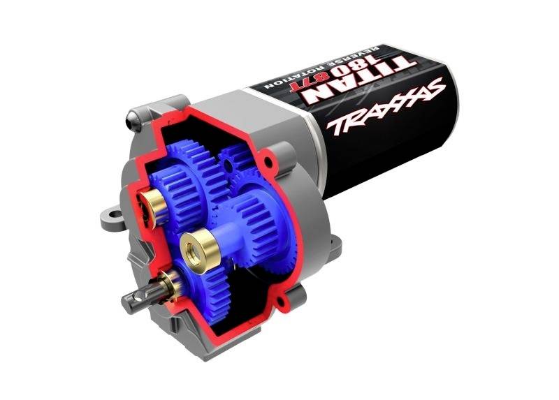 Traxxas TRX-9791X Getriebe u. Motor komplett, Speed Untersetzung