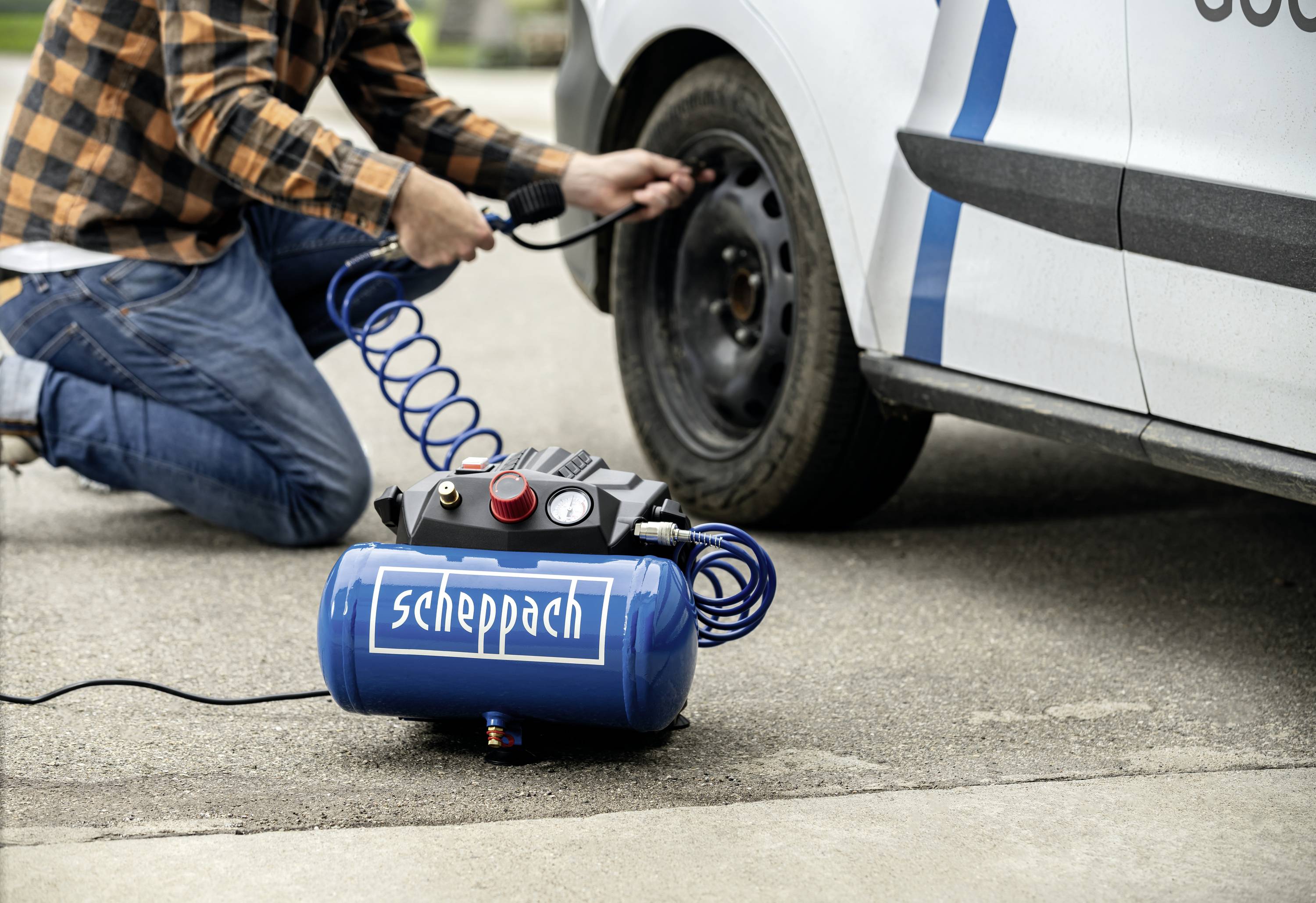 Scheppach Druckluft-Kompressor 6l 8 bar