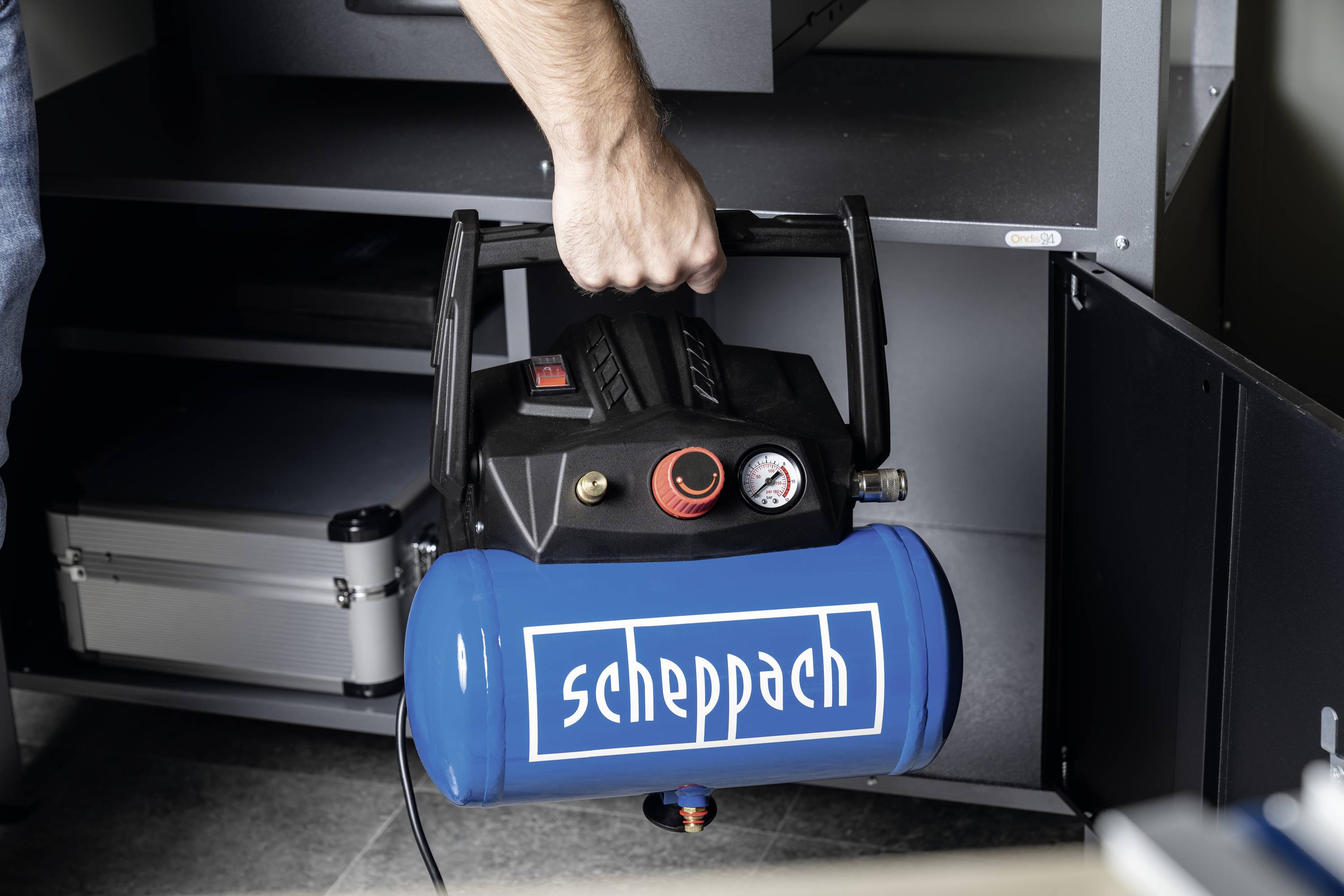 Scheppach Druckluft-Kompressor 6l 8 bar