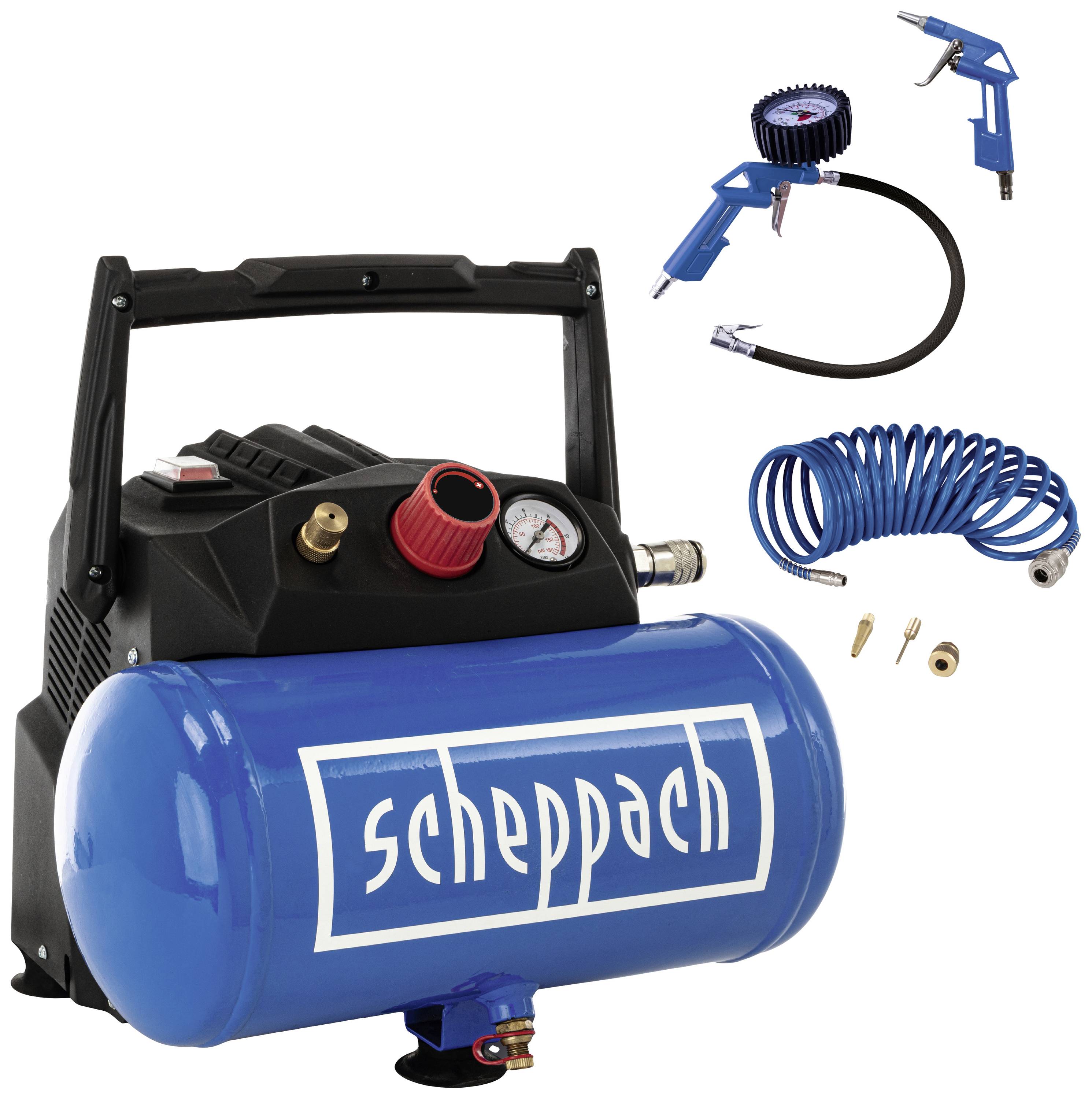 Scheppach Druckluft-Kompressor 6 l 8 bar