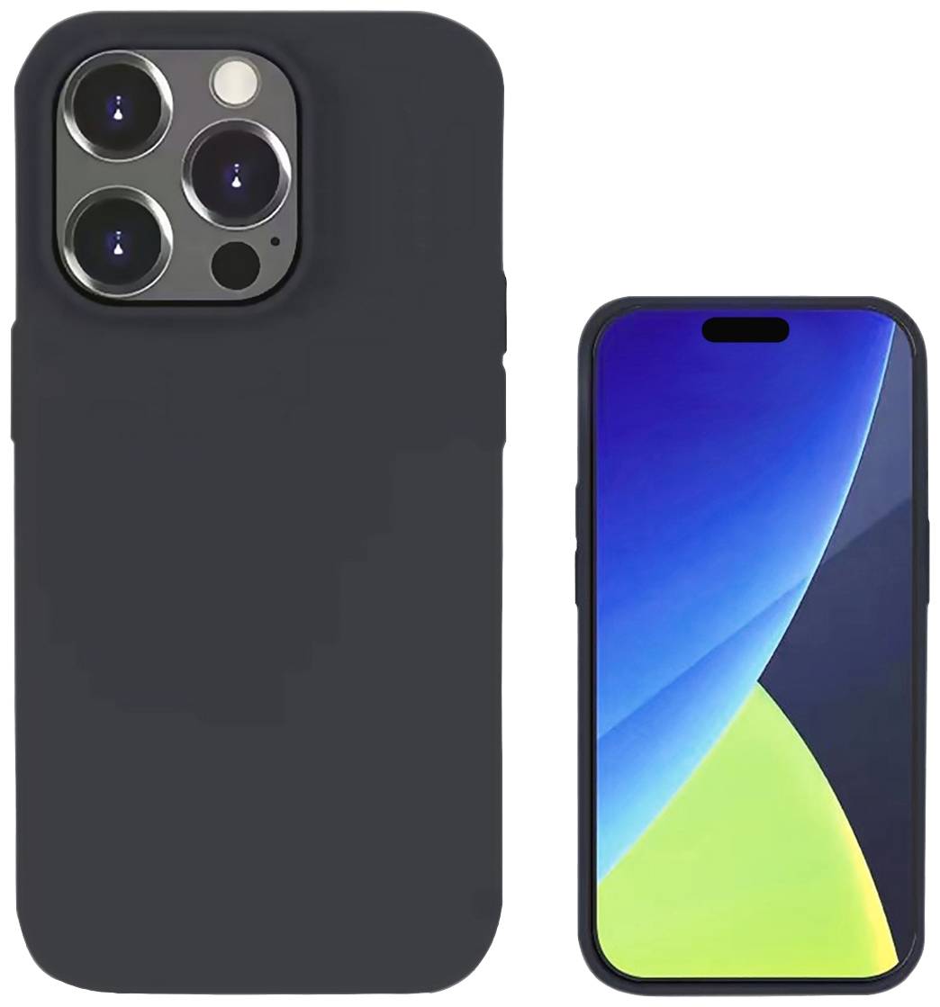 4Smarts Liquid Cupertino UltiMag Backcover Apple iPhone 14 Pro Schwarz Induktives Laden 452063