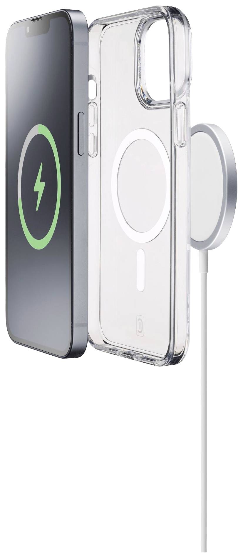 Cellularline Gloss Mag Case Backcover Apple iPhone 14 Plus Transparent MagSafe kompatibel GLOSSMAGIPH14MAXT