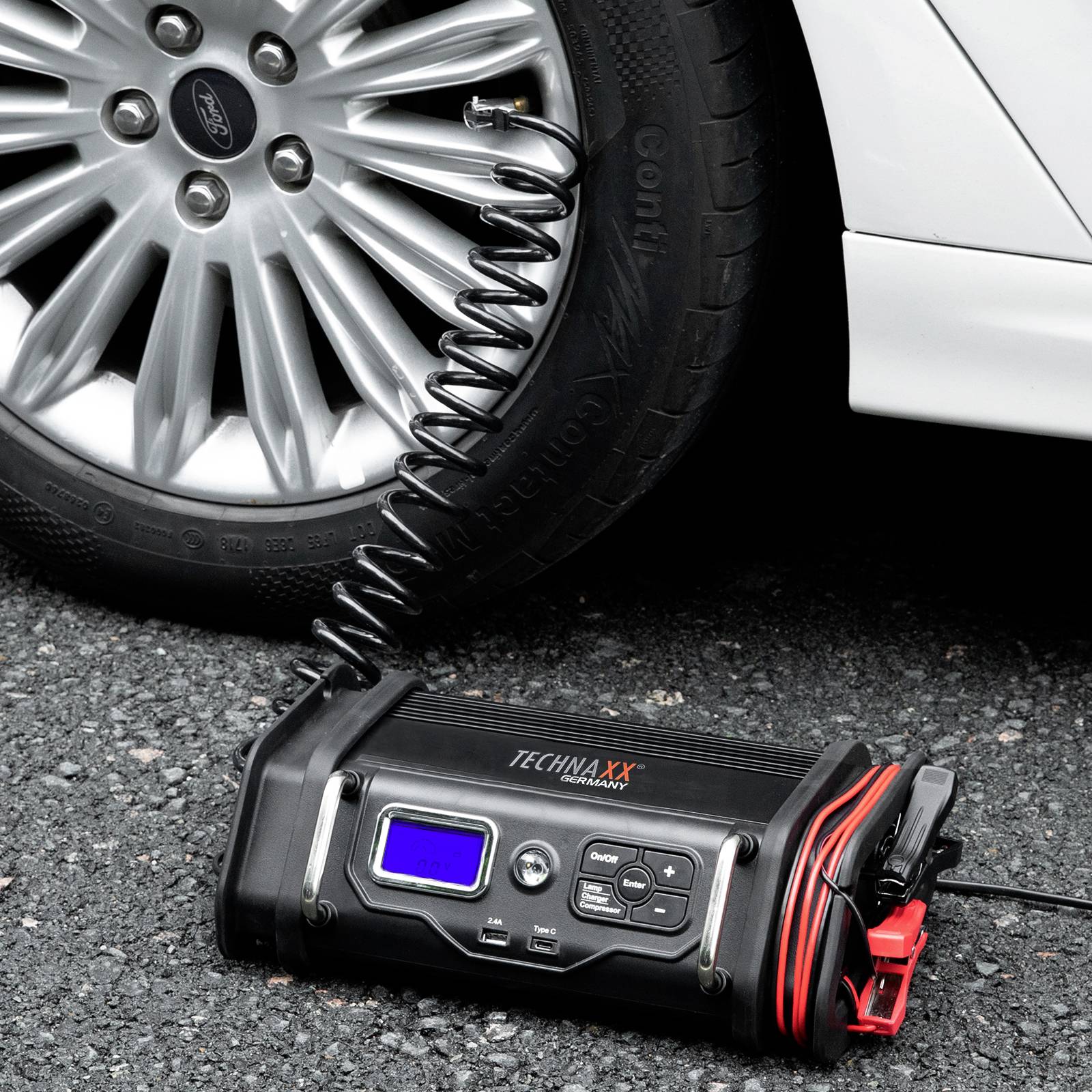 Technaxx TX-193 4999 Kfz-Ladegerät 12 V, 6V 1 A, 10A 1 A, 10A