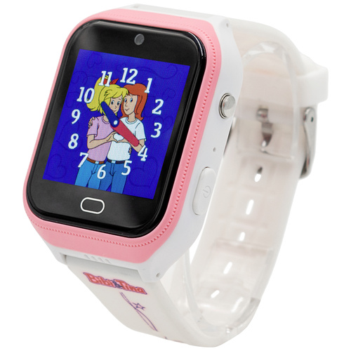 Technaxx Bibi&Tina 4G Kids-Watch Elektronik Kinder-Smartwatch 43 mm x 55 mm x 17 mm Rosa, Weiß, Sch