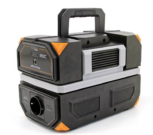 Technaxx TX-201 Powerstation 12.5 Ah Power Delivery Li-Ion Schwarz-Silber, Orange Outdoor