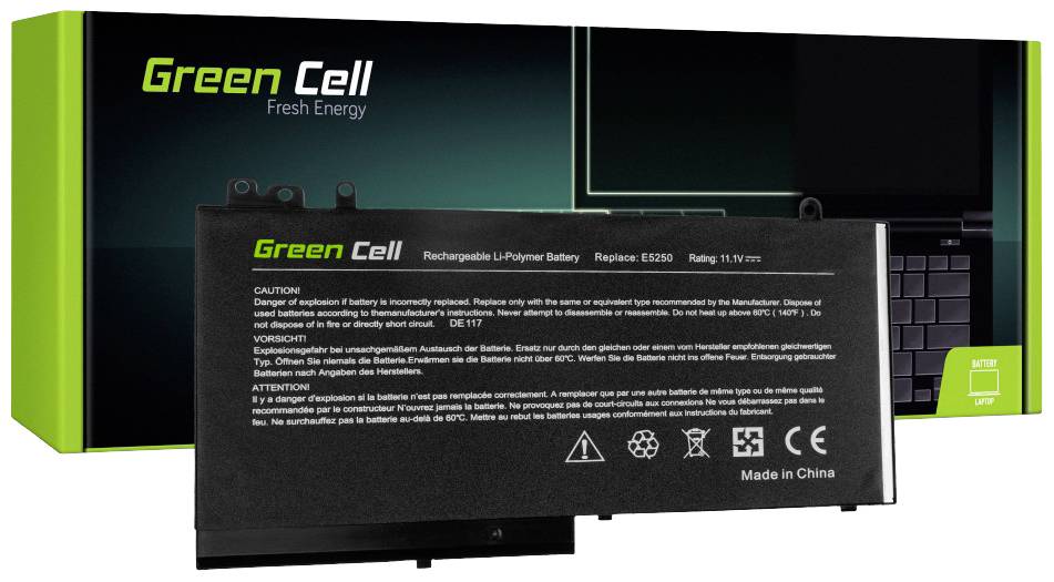 Green Cell Notebook-Akku 0VVXTW 11.1 V 2900 mAh Dell