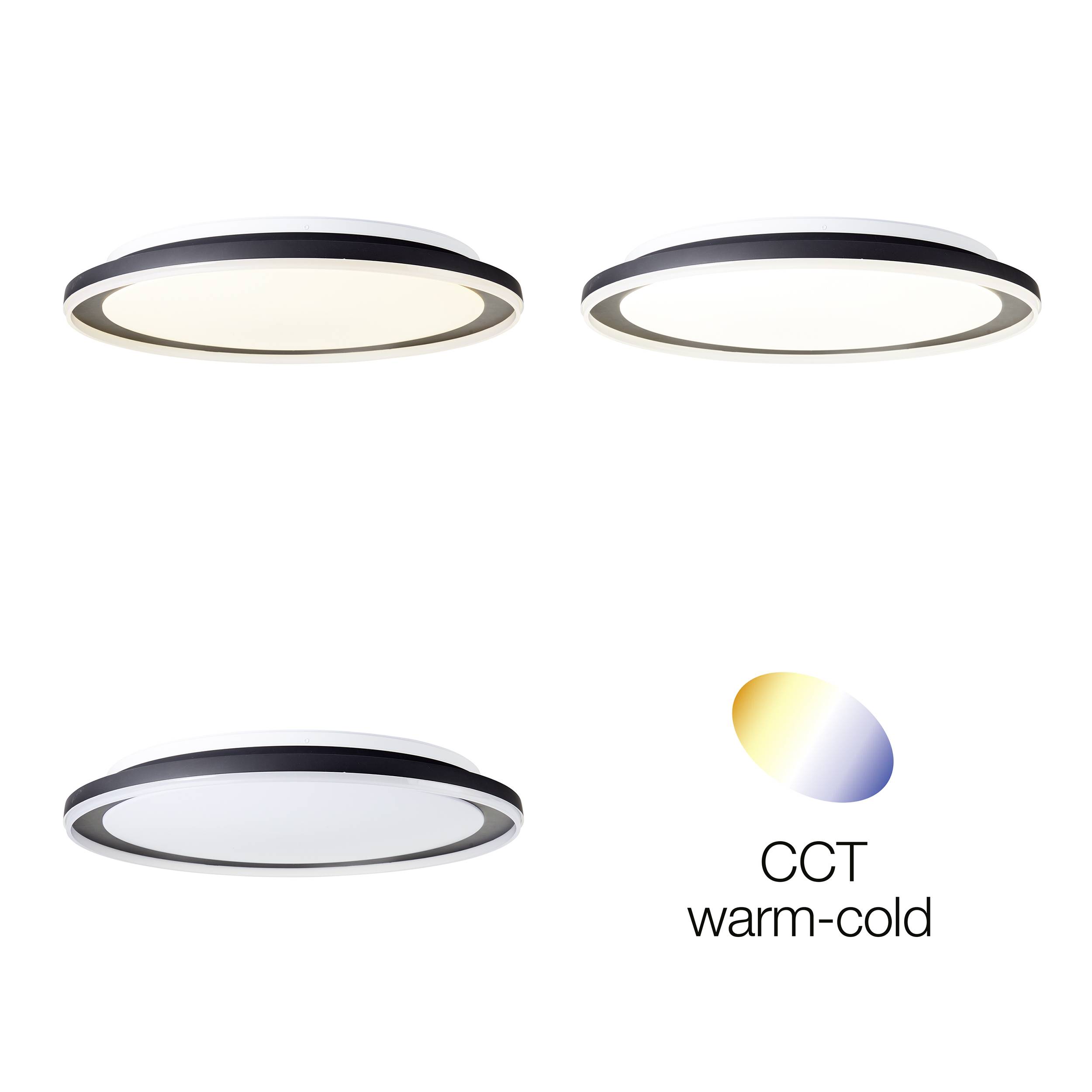 Brilliant G99754/06 Pederson LED-Deckenleuchte LED 60W Schwarz