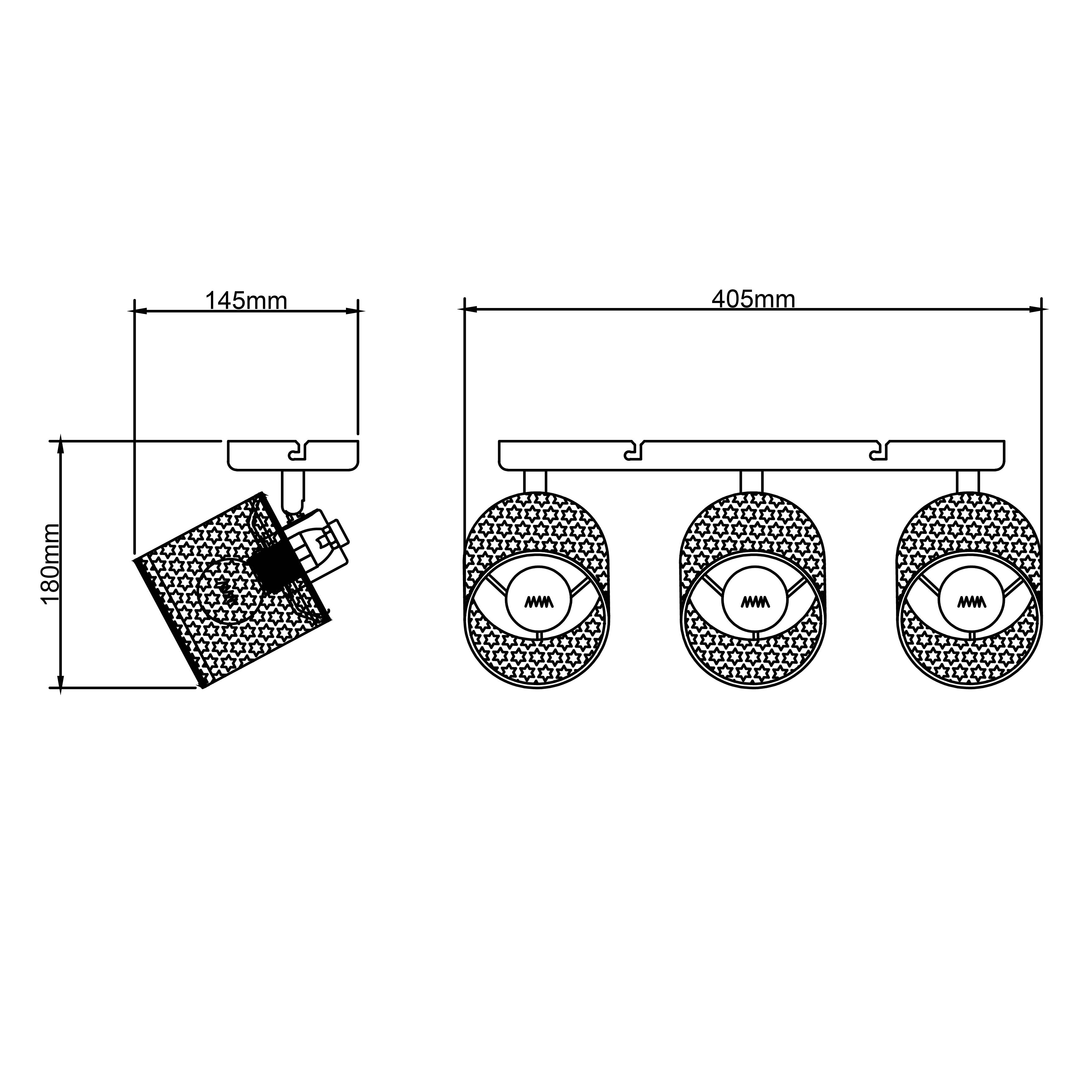 Brilliant Raffy 99769/09 Deckenstrahler E14 Schwarz