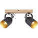 Brilliant Tronte 99796/86 Deckenstrahler E14 Holz, Schwarz Brilliant Tronte 99796/86 Deckenstrahler E14 Holz, Schwarz