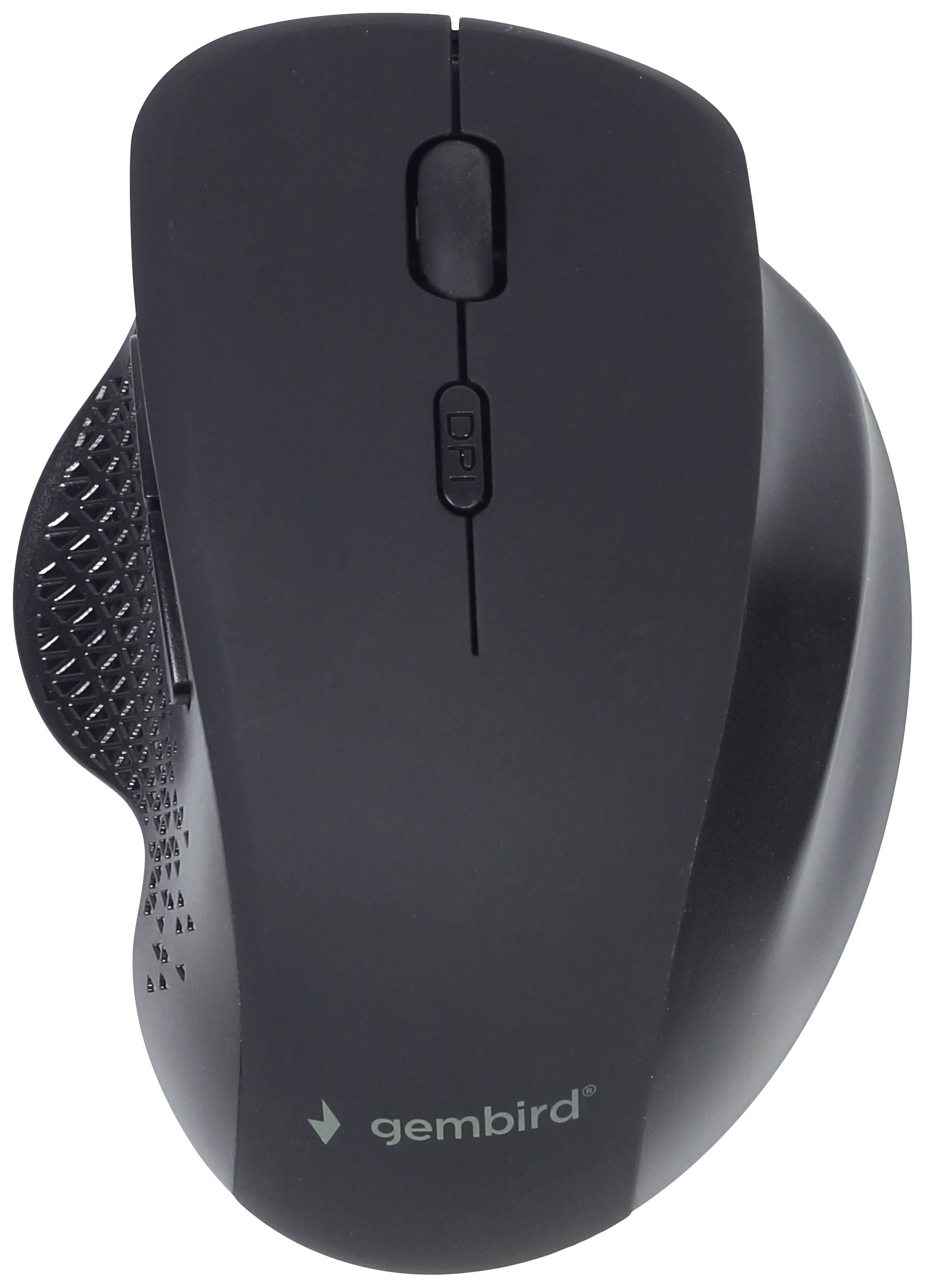 Gembird Maus Funk Optisch Schwarz 6 Tasten 800 dpi, 1200 dpi, 1600 dpi