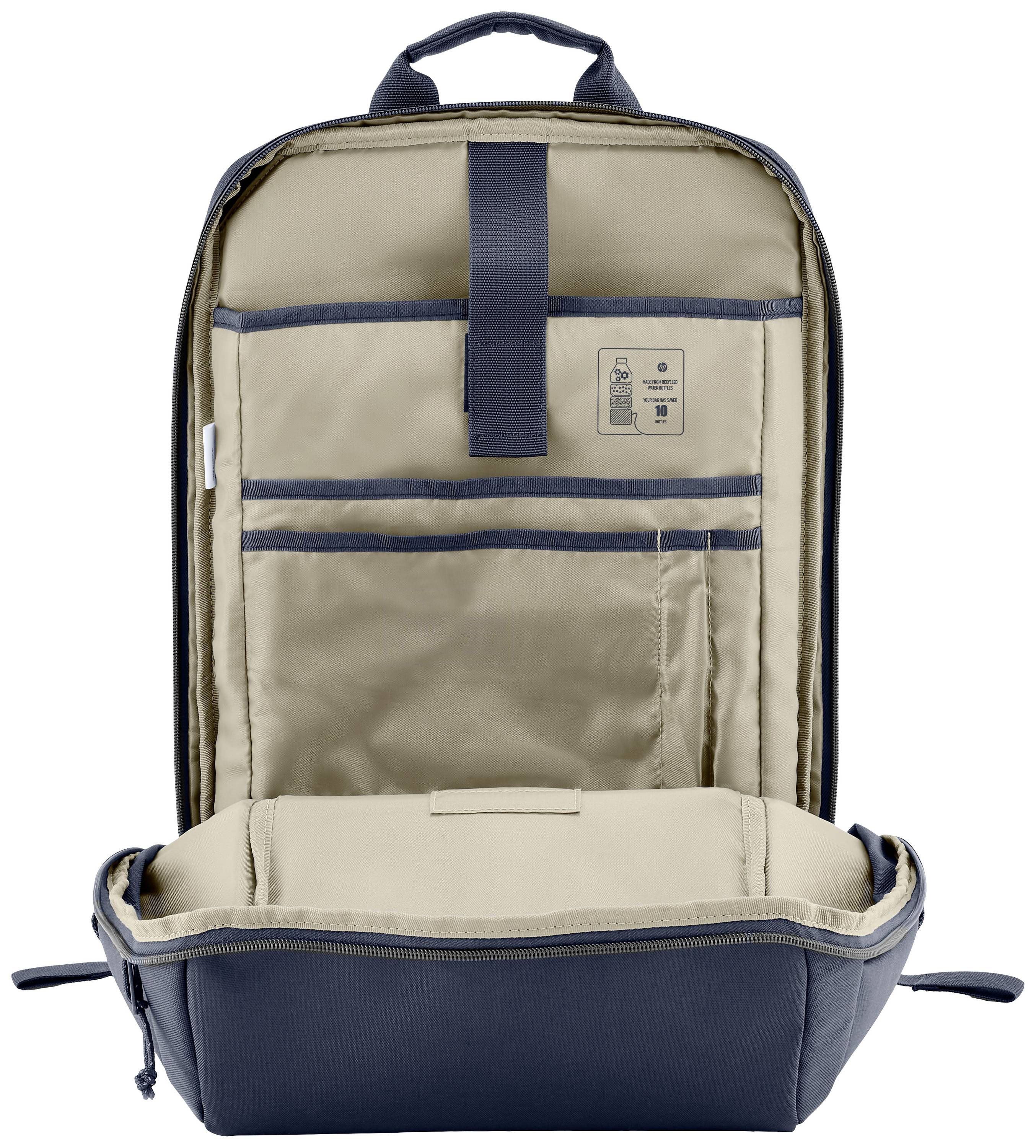 HP Notebook Rucksack Travel 18L Passend für maximal: 39,6 cm (15,6") Blau, Schwarz