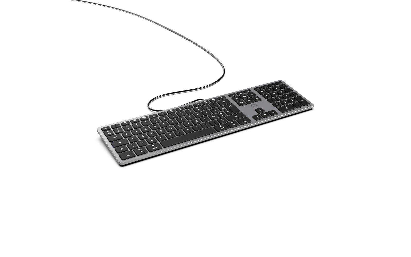 Mobility LAB ML311487 USB Tastatur Französisch, AZERTY Grau