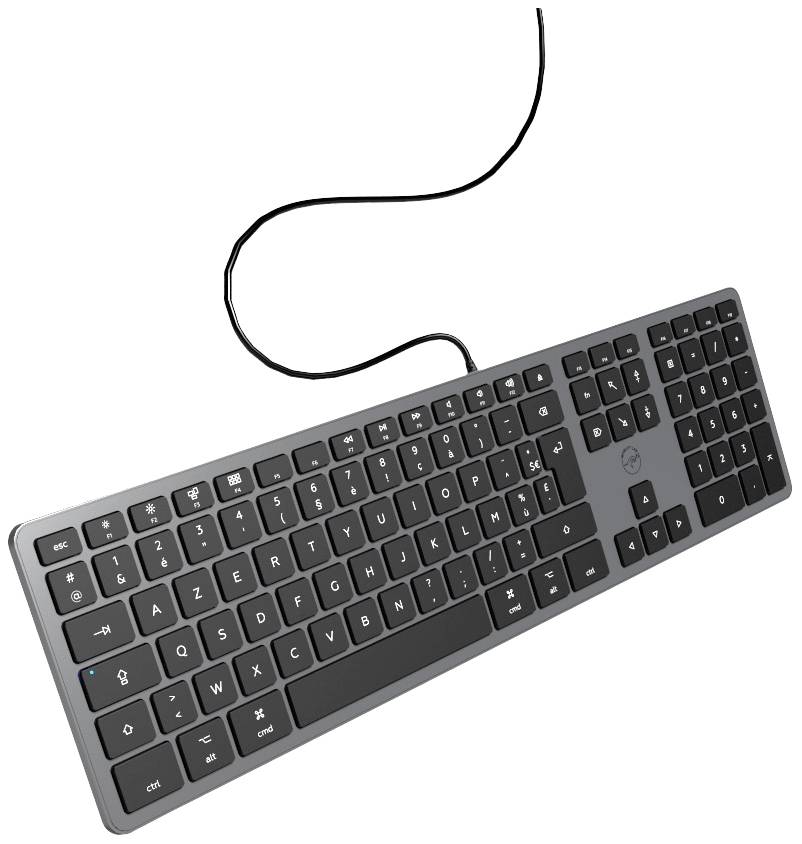 Mobility LAB ML311487 USB Tastatur Französisch, AZERTY Grau