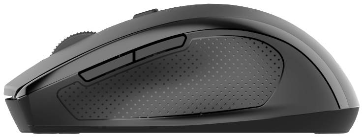 Mobility LAB ML308883 Maus Funk Laser Schwarz 6 Tasten 1200 dpi Geräuscharme Tasten, Integriertes Scrollrad