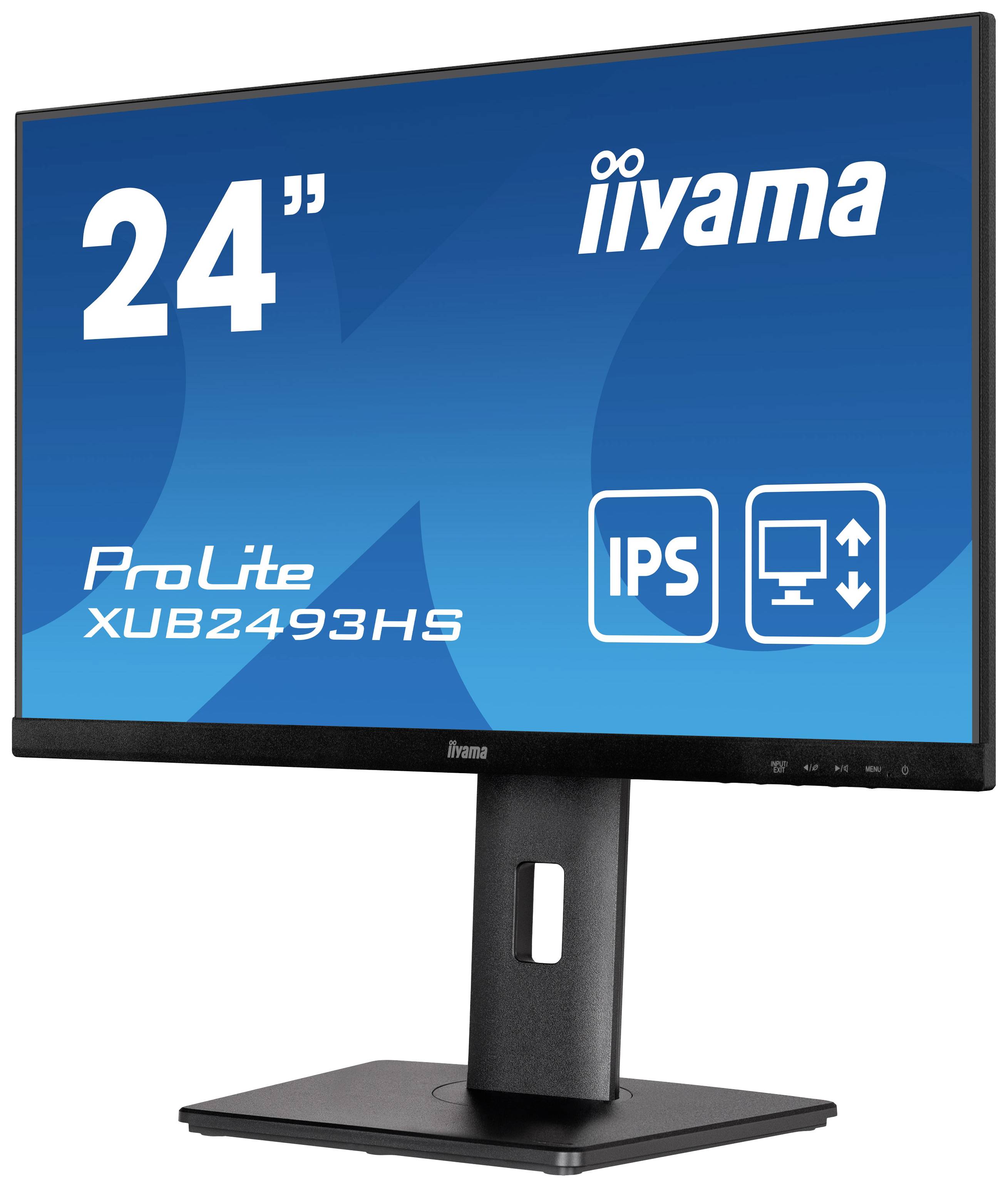 Iiyama XUB2493HS-B5 / 24" ETE IPS ,FHD,Pivot,H. LED-Monitor EEK D (A - G) 60.5cm (23.8 Zoll) 1920 x 1080 Pixel 16:9 4 ms HDMI®