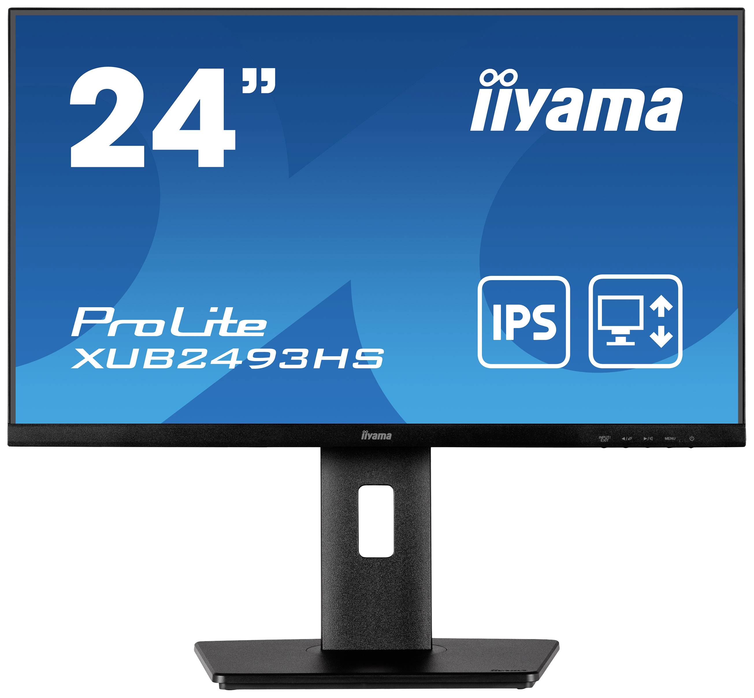 Iiyama XUB2493HS-B5 / 24" ETE IPS ,FHD,Pivot,H. LED-Monitor EEK D (A - G) 60.5cm (23.8 Zoll) 1920 x 1080 Pixel 16:9 4 ms HDMI®