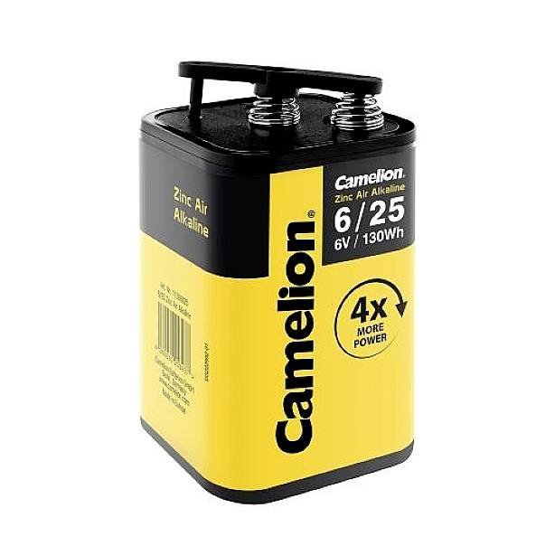 Camelion Zinc-Air-Alkaline Spezial-Batterie 4LR25 Federkontakt Alkali-Mangan 6 V 25000 mAh 1 St.