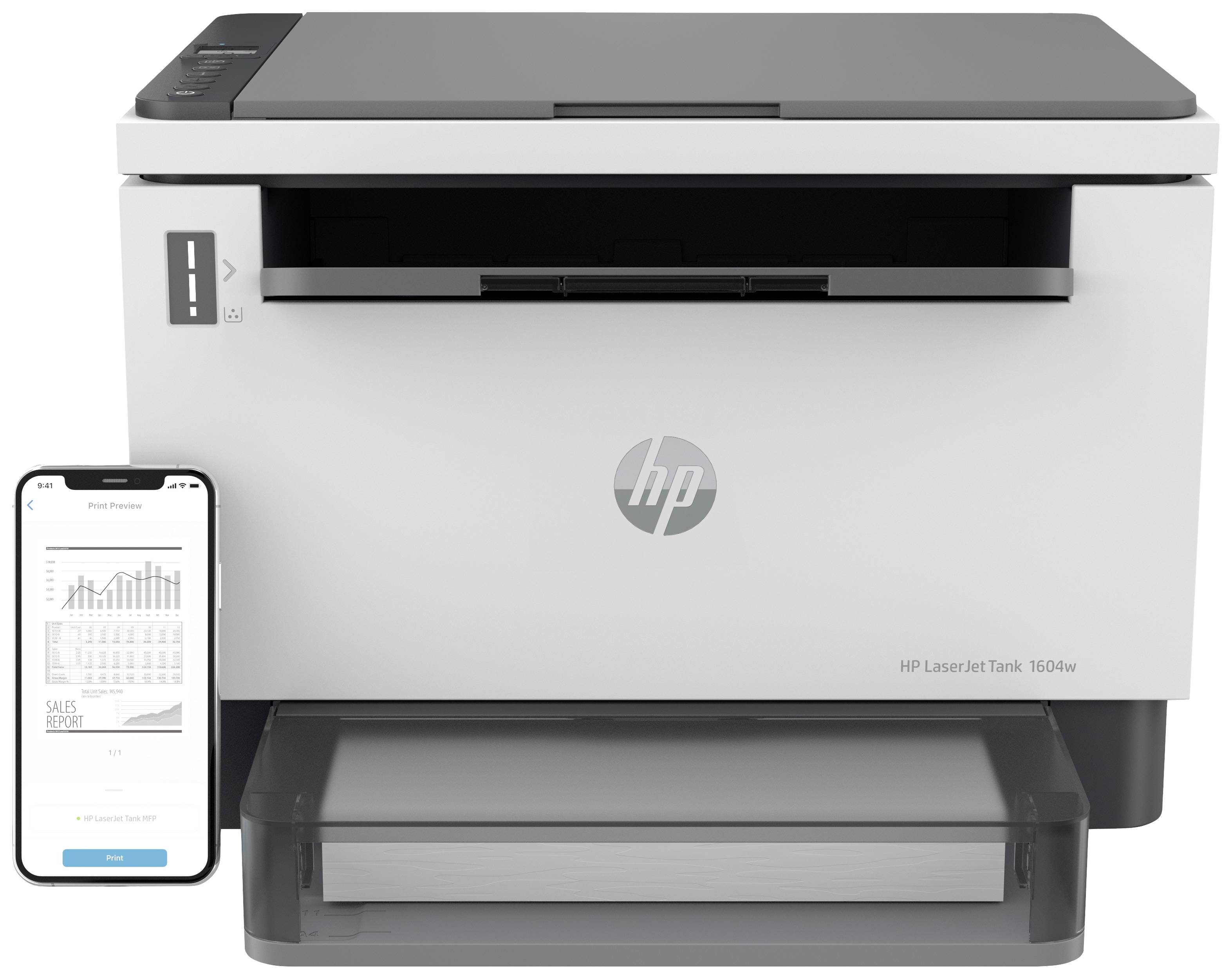 HP LaserJet Tank MFP 1604w - Multifunktionsdrucker - s/w - Laser - 216 x 297 mm (Original)