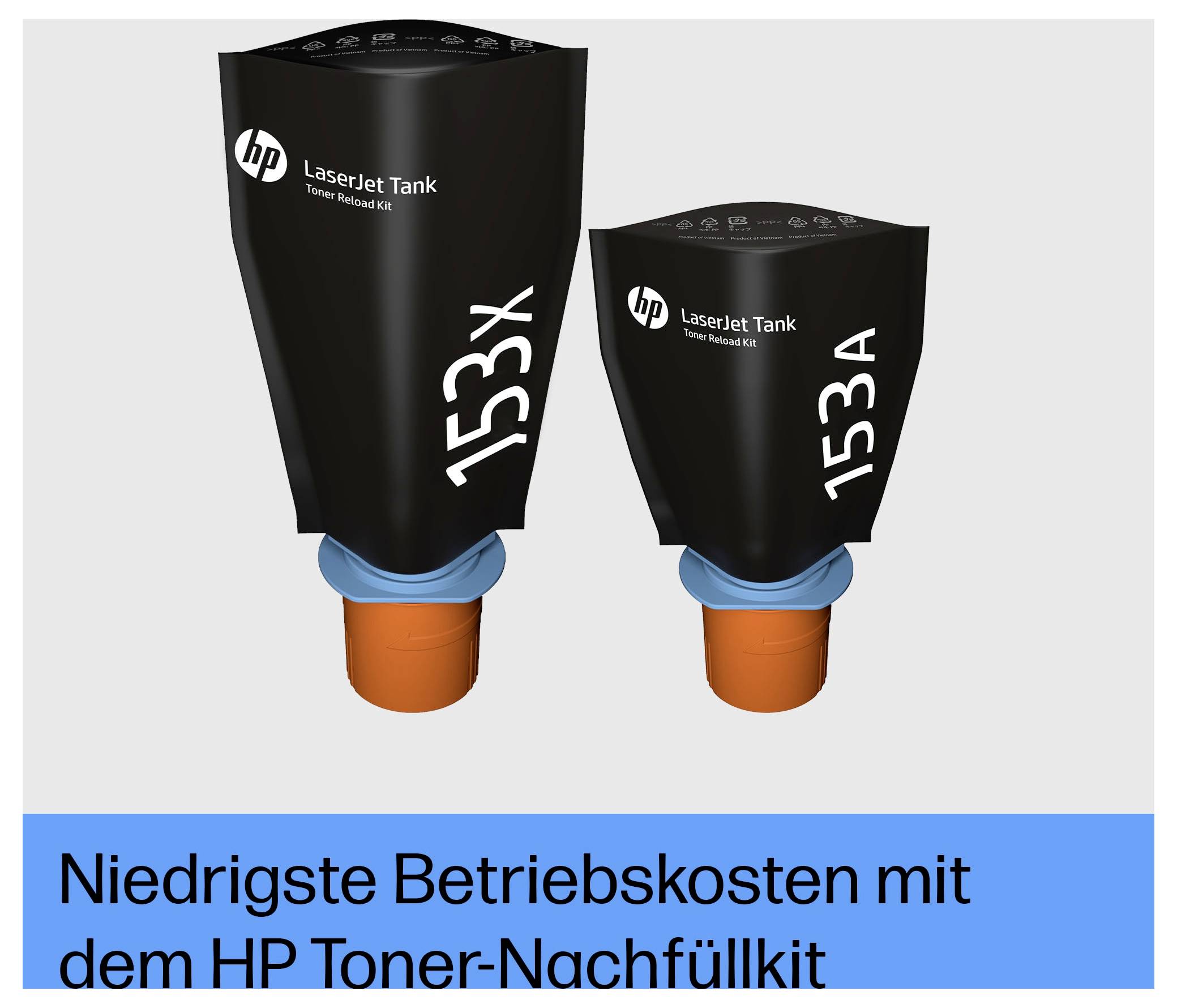 HP LaserJet Tank MFP 1604 w Multifunktionsdrucker Laser Schwarz-Weiß A4 Drucker, Scanner, Kopierer Bluetooth®, LAN, WLAN, Toner-Nachfüllsystem