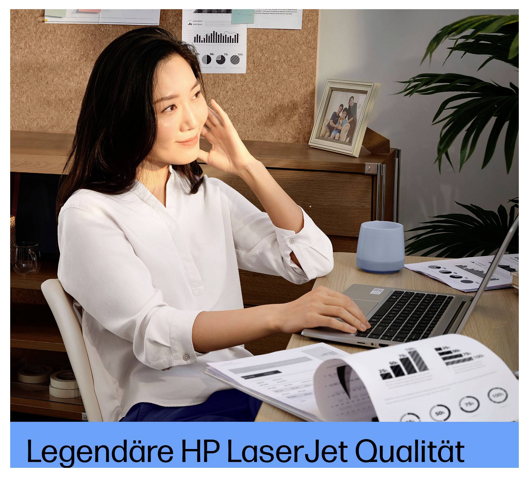 HP LaserJet Tank MFP 2604 sdw Multifunktionsdrucker Laser Schwarz-Weiß A4 Drucker, Scanner, Kopierer Bluetooth®, LAN, WLAN, Duplex, ADF, Toner-Nach
