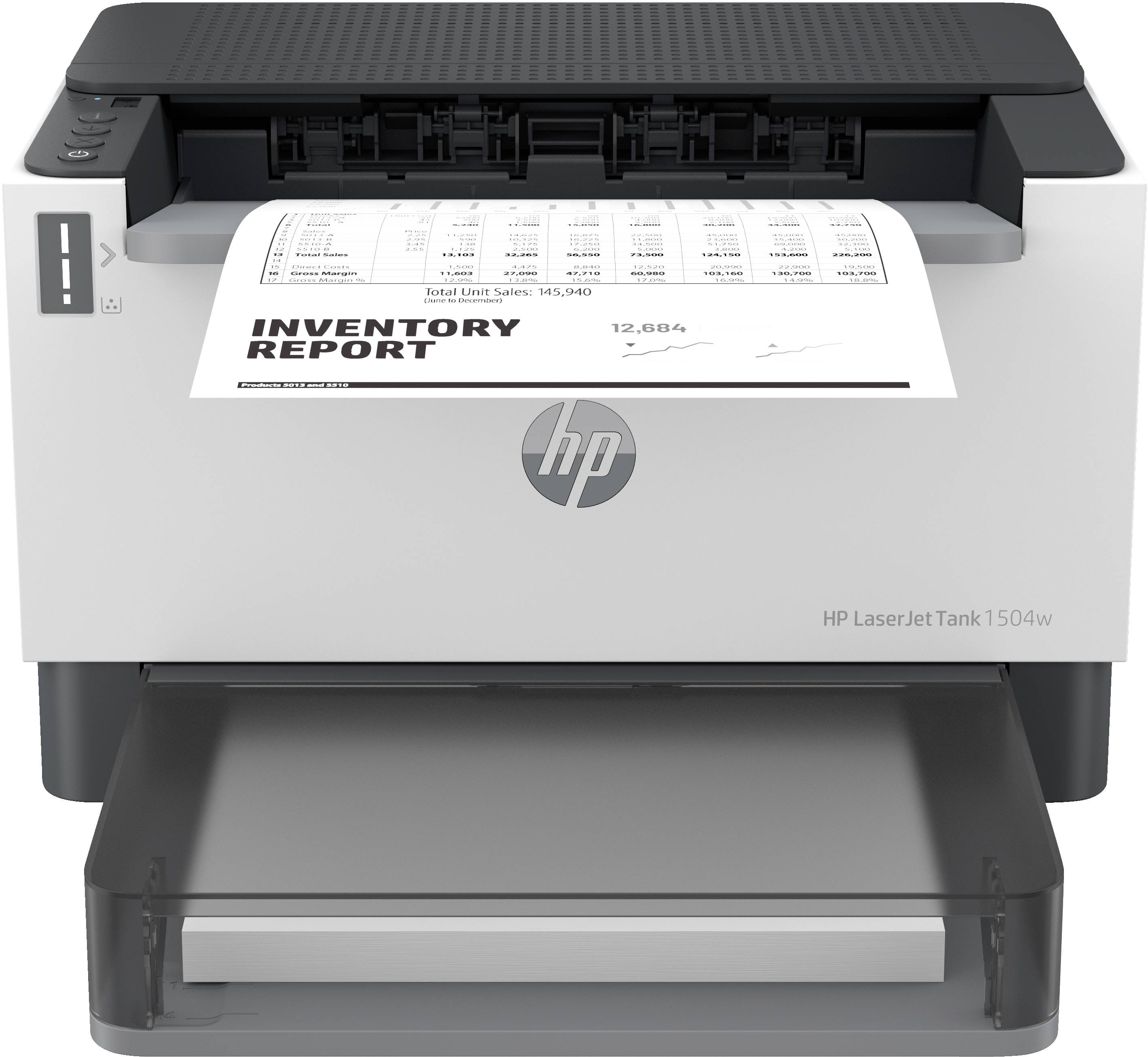 HP LaserJet Tank 1504 w Drucker Laser Schwarz-Weiß A4 22 S./min 600 x 600 dpi Bluetooth®, WLAN, Toner-Nachfüllsystem