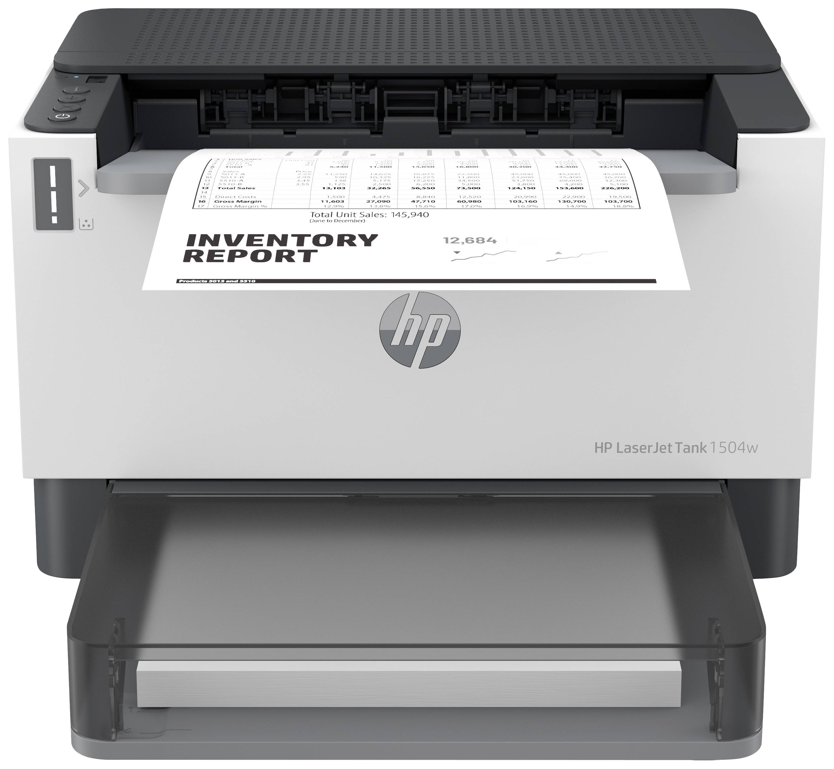 HP LaserJet Tank 1504 w Drucker Laser Schwarz-Weiß A4 22 S./min 600 x 600 dpi Bluetooth®, WLAN, Toner-Nachfüllsystem