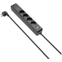 Hama 00223189 Steckdosenleiste mit Schalter Grau-Schwarz Schutzkontakt 1St. Hama 00223189 Steckdosenleiste mit Schalter Grau-Schwarz Schutzkontakt 1St.