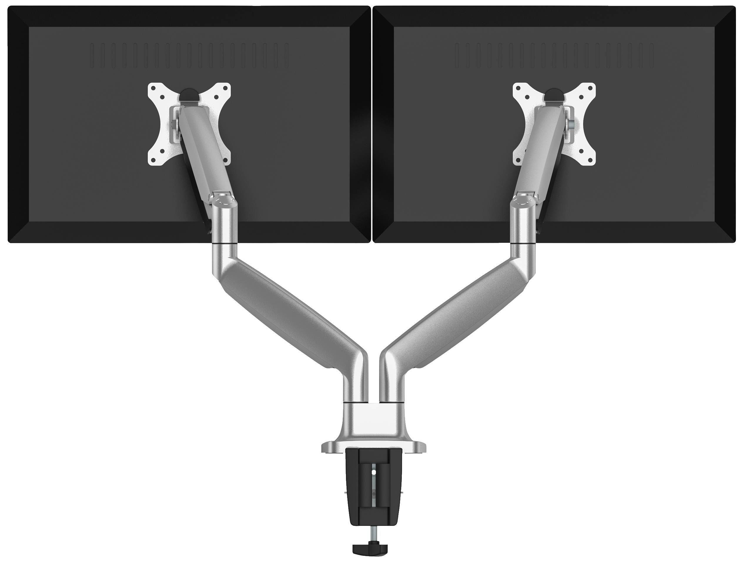 SpeaKa Professional SP-MM-930 2fach Monitorhalterung 33,0cm (13") - 81,3cm (32") Gasdruck-Technik, Schwenkbar, Neigbar