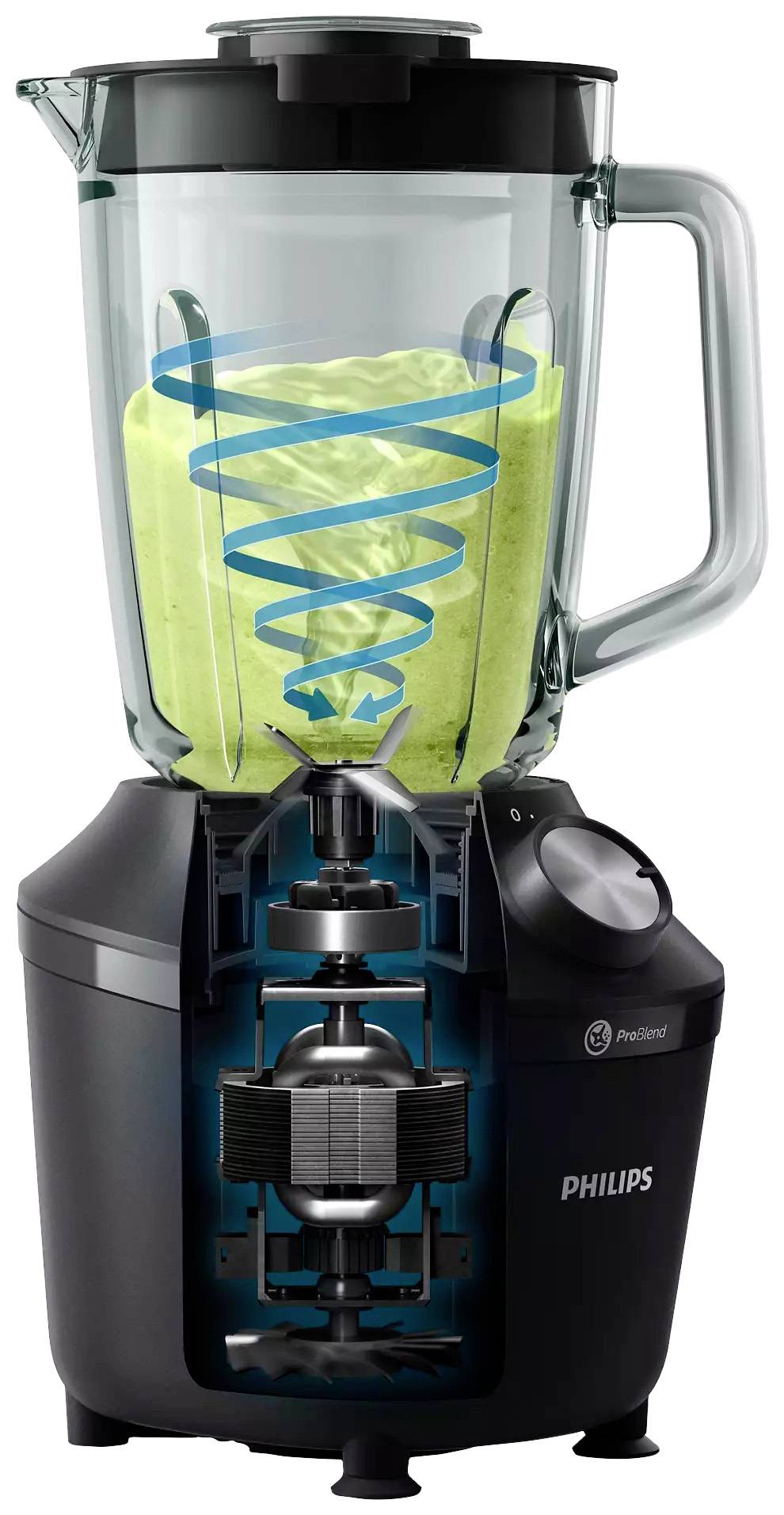 Philips Home HR2291/01 Standmixer 600 W Schwarz
