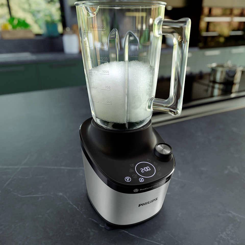 Philips Home HR3760/00 Standmixer 1500 W Silber, Schwarz