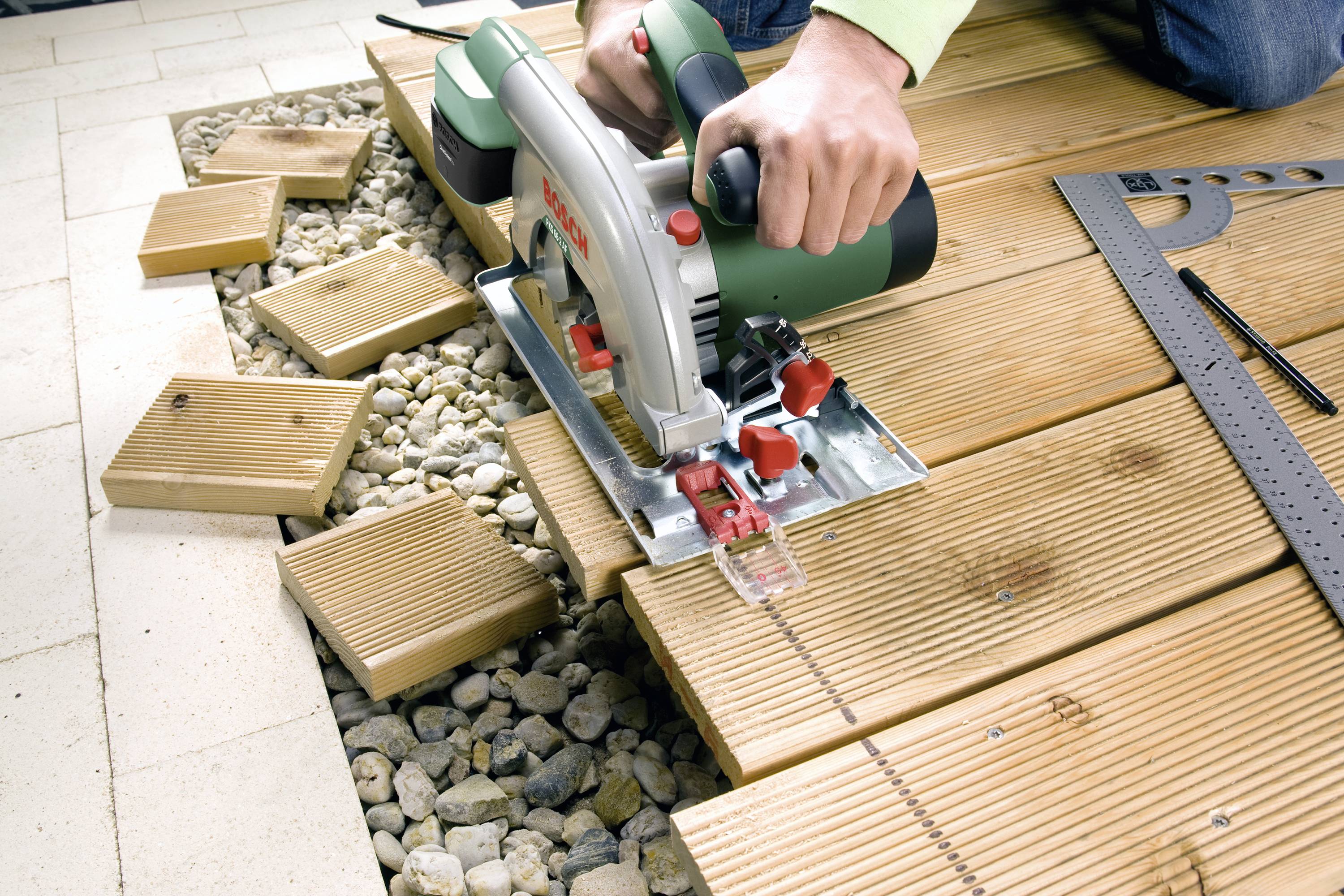 Bosch Home and Garden PKS 66-2 AF Handkreissäge Schnitttiefe max. (90°) 66mm B-Ware (beschädigte / fehlende Verpackung) mi