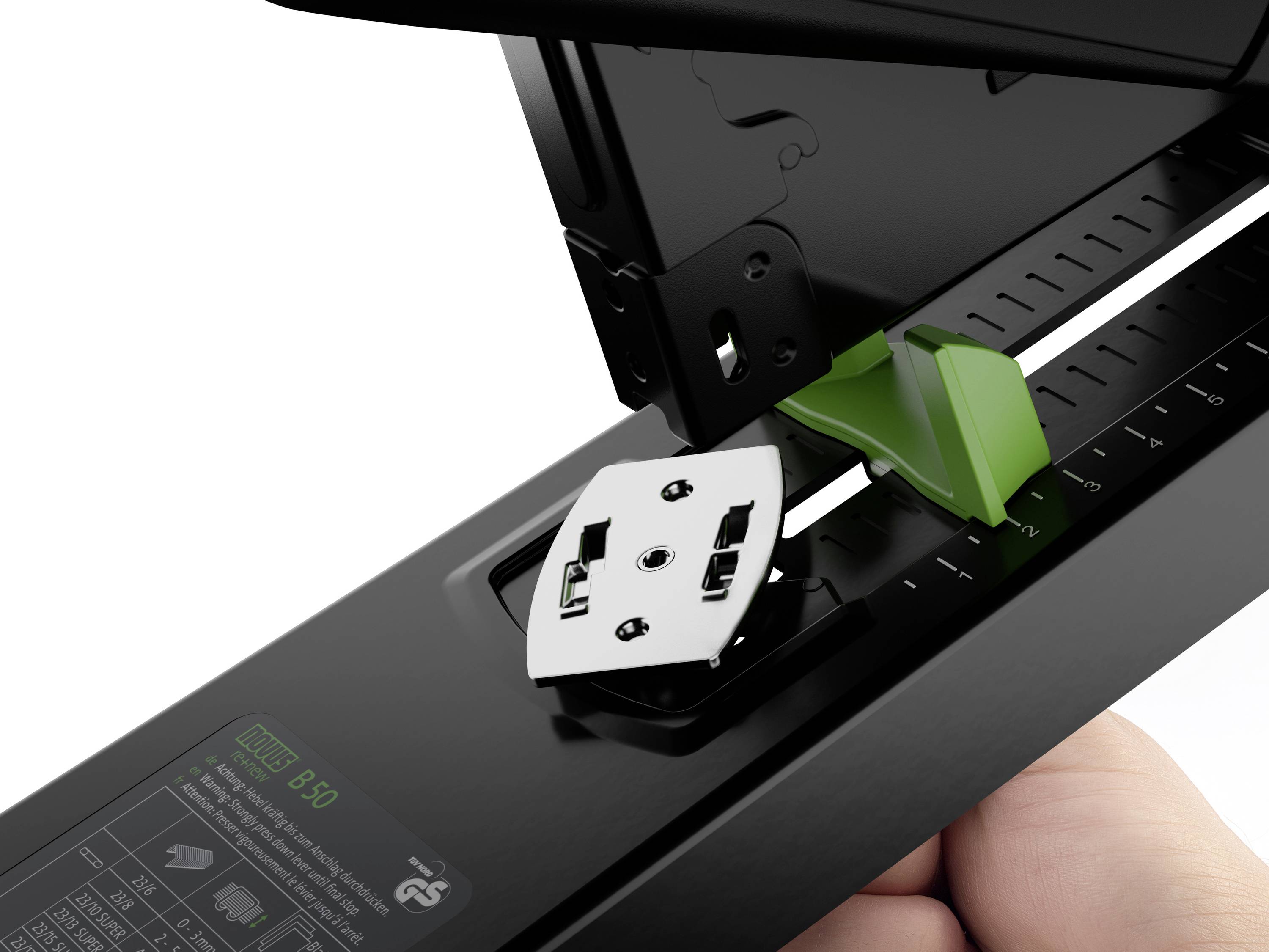 Novus Office Blockheftgerät 60-B50RENEW 023-0065 Schwarz/Grün 1 St.