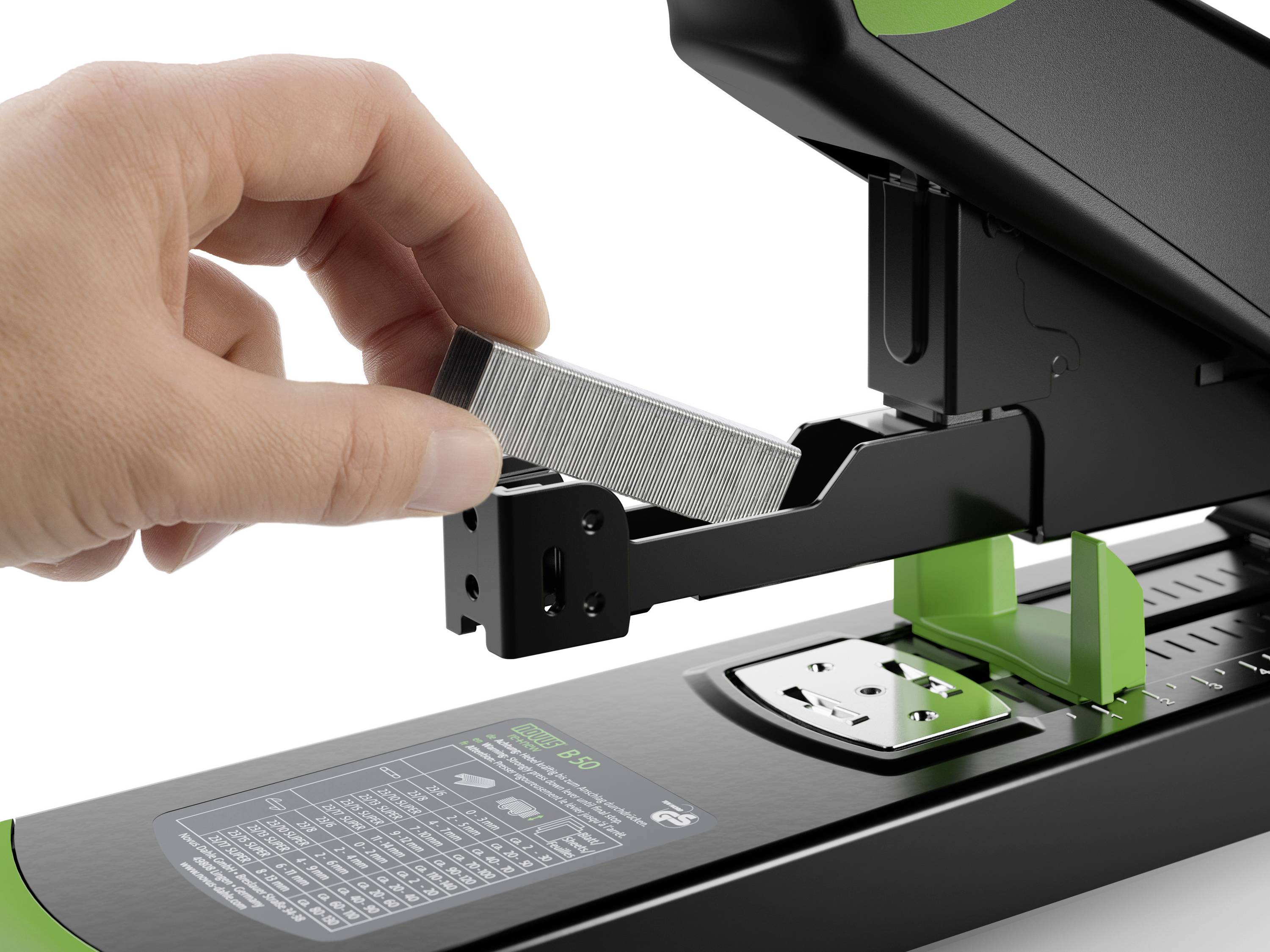 Novus Office Blockheftgerät 60-B50RENEW 023-0065 Schwarz/Grün 1 St.