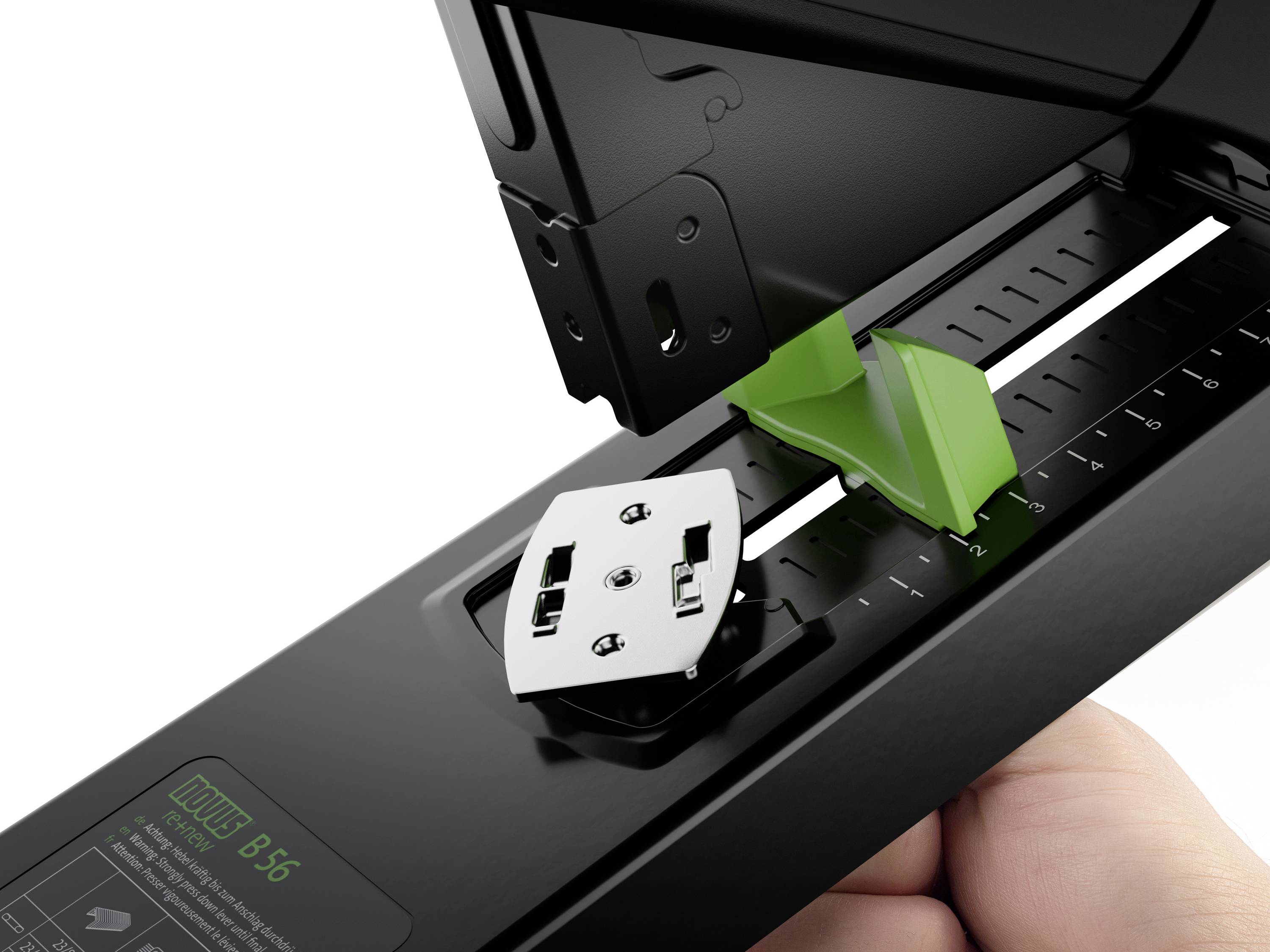 Novus Office Blockheftgerät 60-B56RENEW 023-0066 Schwarz/Grün 1St.