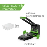Novus Office 025-0651 Blocklocher 60-B2200RENEW Schwarz/Grün max. Einstellformat: DIN A4 200 Bl. (80 g/m²) Novus Office 025-0651 Blocklocher 60-B2200RENEW Schwarz/Grün max. Einstellformat: DIN A4 200 Bl. (80 g/m²)
