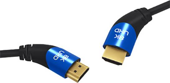Oehlbach HDMI Anschlusskabel HDMI-A Stecker, HDMI-A Stecker 3.00m Schwarz D1C42533 8K UHD, dreifach geschirmt HDMI-Kabel