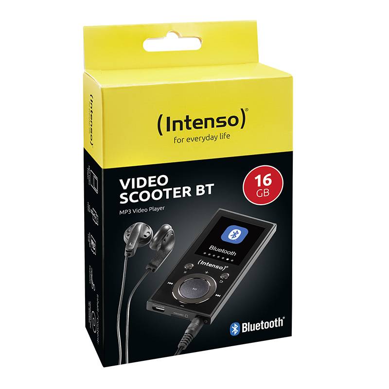 Intenso Video Scooter MP3-Player 16GB Schwarz Bluetooth®