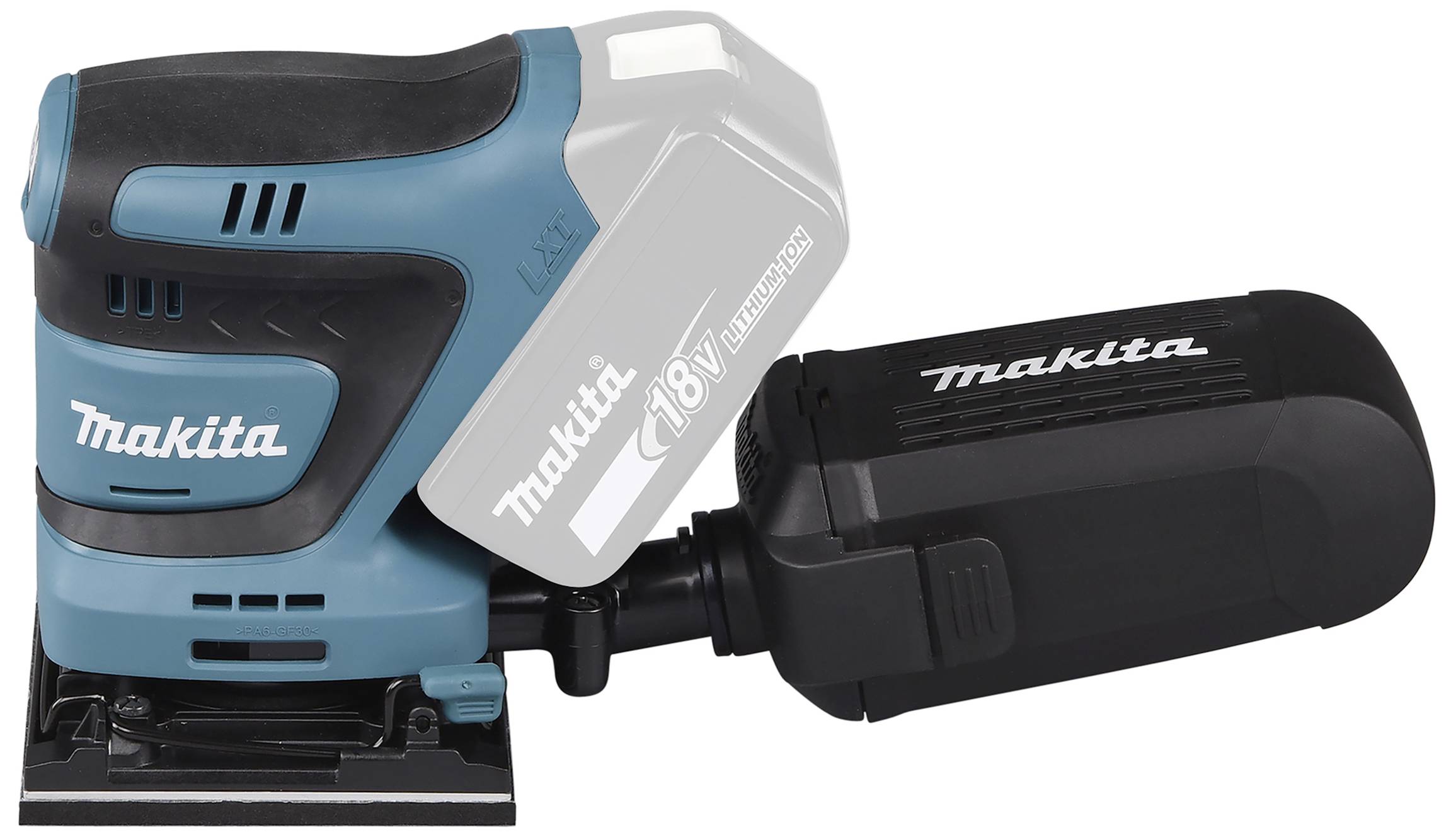 Makita DBO480Z Akku-Schwingschleifer ohne Akku 18 V 102 x 112 mm