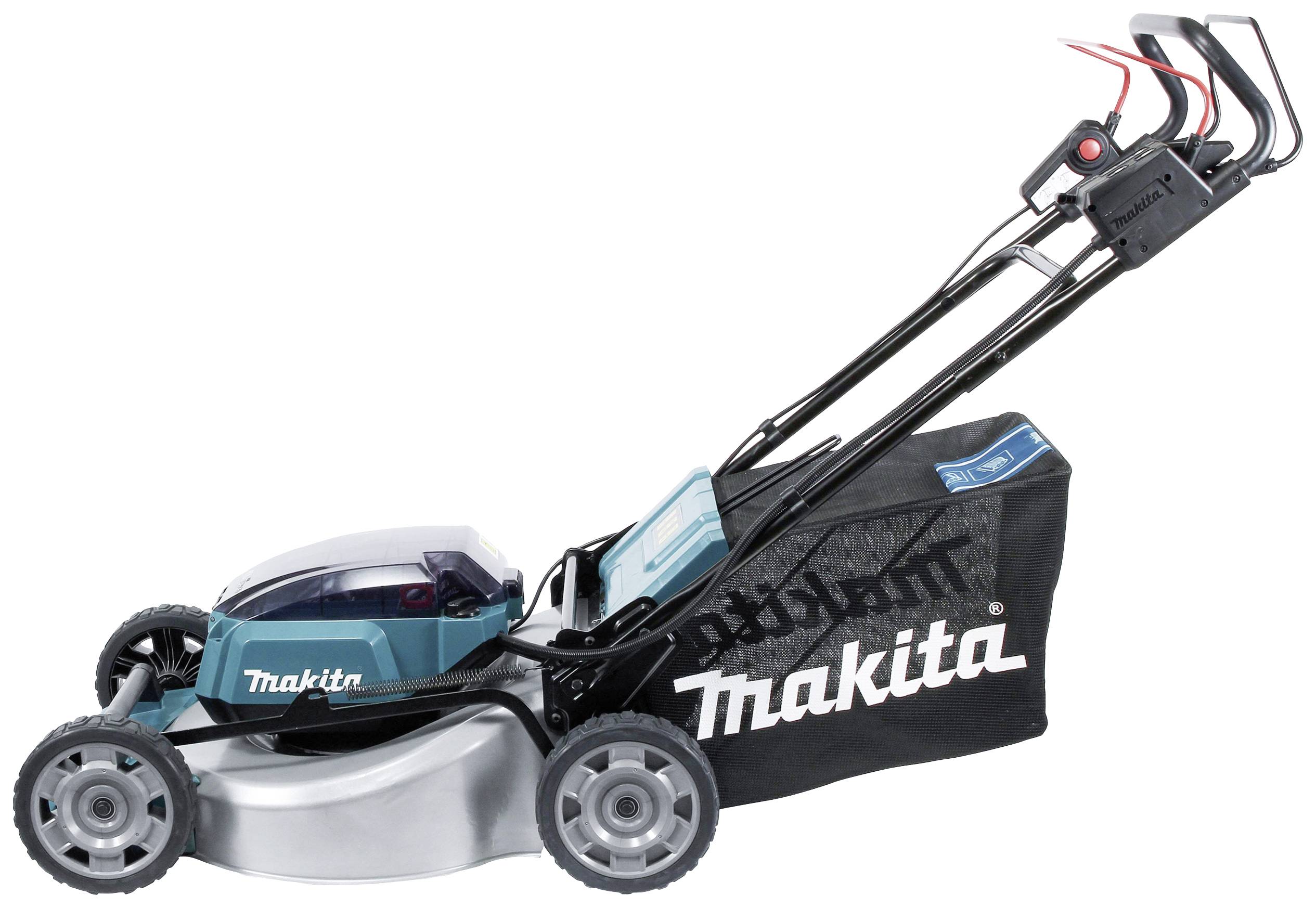 Makita Akku Rasenmäher ohne Akku, ohne Ladegerät 2x18 V Schnittbreite (max.) 53 cm