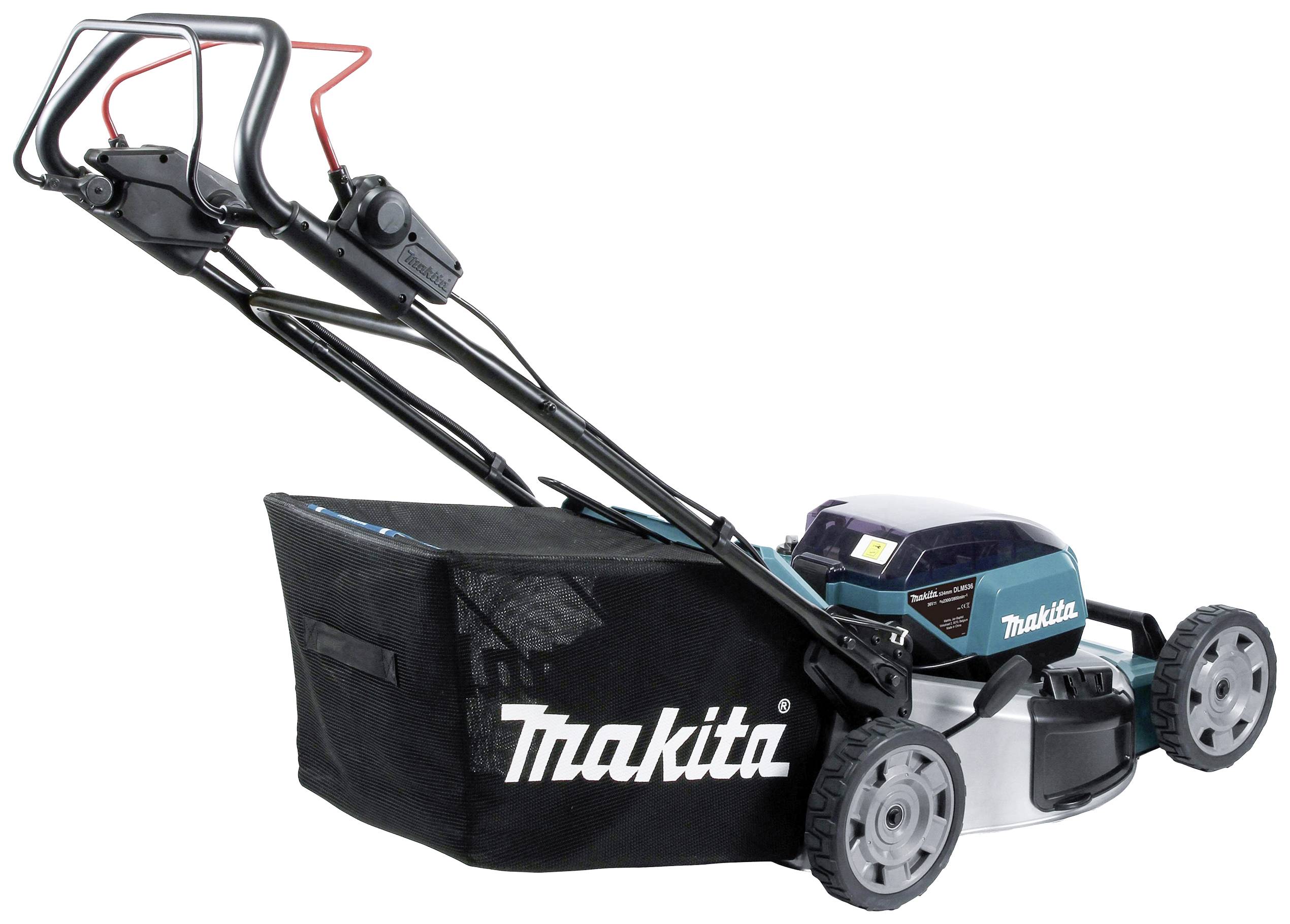 Makita Akku Rasenmäher ohne Akku, ohne Ladegerät 2x18 V Schnittbreite (max.) 53 cm