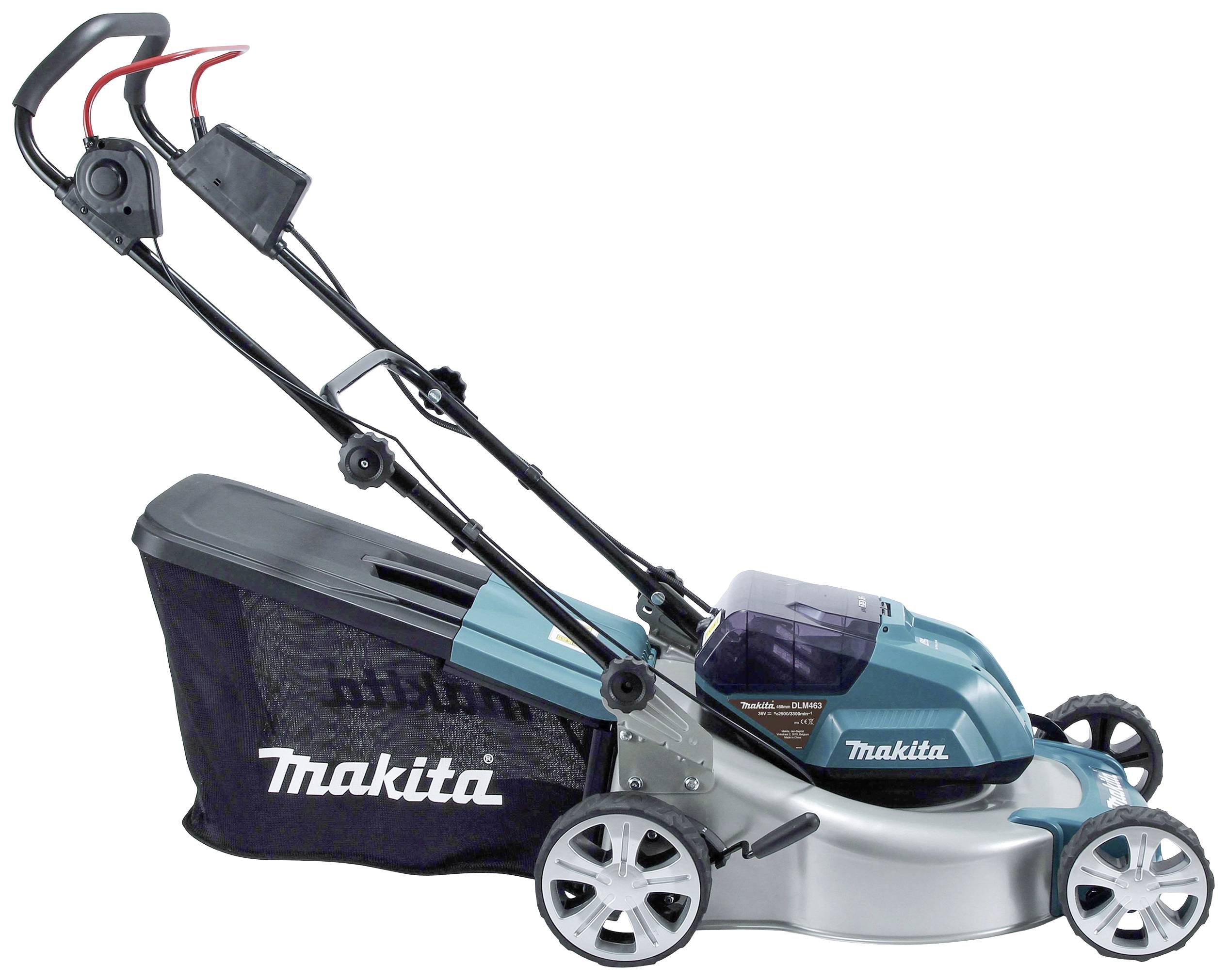 Makita Akku Akku-Rasenmäher ohne Akku, ohne Ladegerät 2x18V Schnittbreite (max.) 46cm