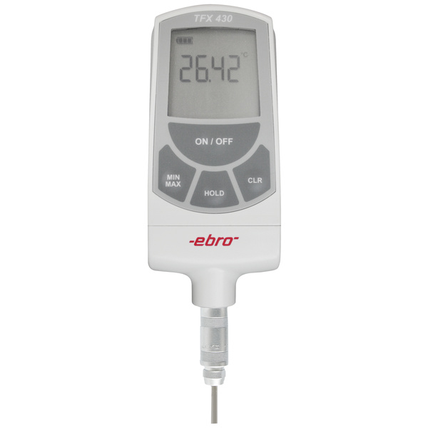 Ebro TFX 430 + TPX 130 Temperatur-Messgerät -100 - +400°C mit starrem Fühler