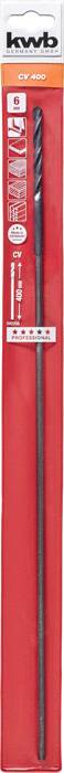 Kwb 043206 Schalungsbohrer 1 Stück 6mm Gesamtlänge 400mm Zylinderschaft 1St.