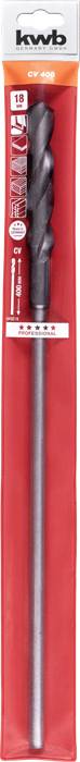 Verpackung eines Kwb Bohrers, 10 mm, 200 mm lang, geeignet für harten Beton. Produktinformationen und Markennamen sind sichtbar.