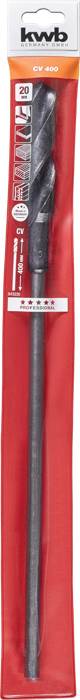 'kwb' Bohrer in roter Verpackung, geeignet für Betonarbeiten.