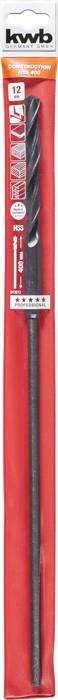 'kwb' Bohrer in roter Verpackung. Geeignet zum Bohren in Mauerwerk.