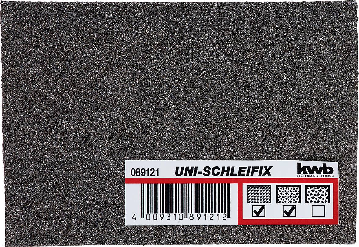 Kwb 089121 Schleifschwamm UNI-SCHLEIFIX HOLZ & METALL, fein / mittel